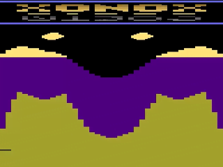 Artillery Duel/Ghost Manor title screen for Atari 2600